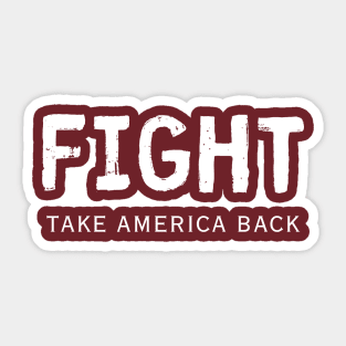 Fight MAGA Donald Trump 2024 Sticker